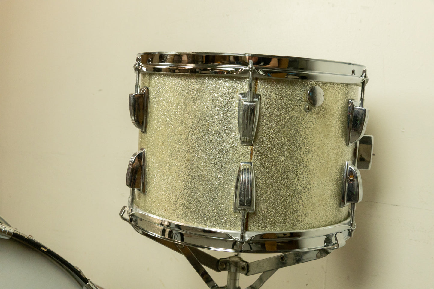 1970s Ludwig Silver Sparkle "Super Classic" Drum Set