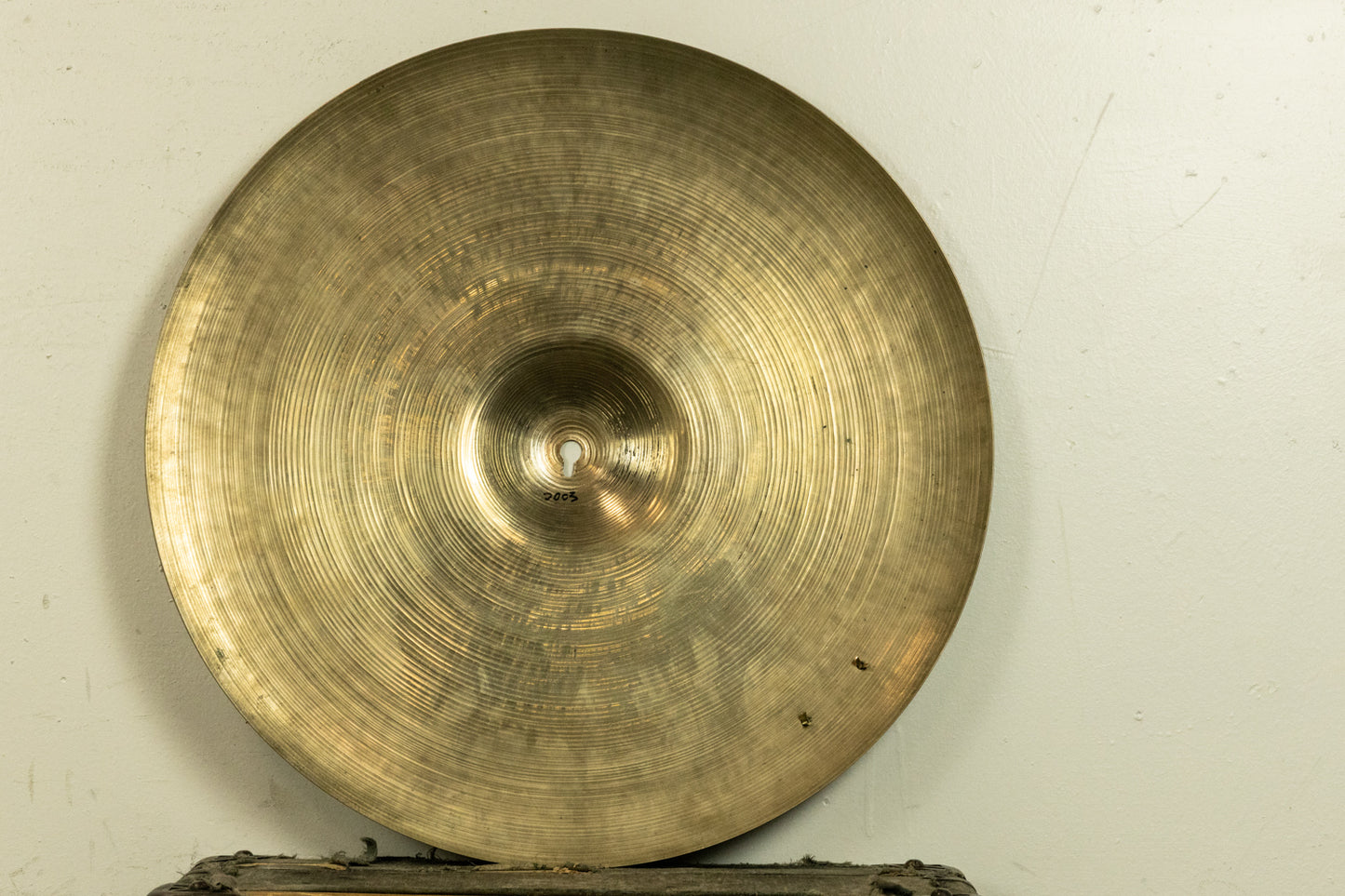 1960s Zildjian 20" A Ride Sizzle Ride Cymbal 2003g