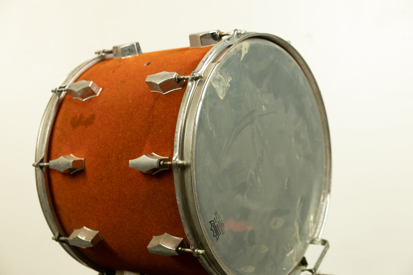 Vintage Fibes 12x15 Red Fivel Parade Snare Drum