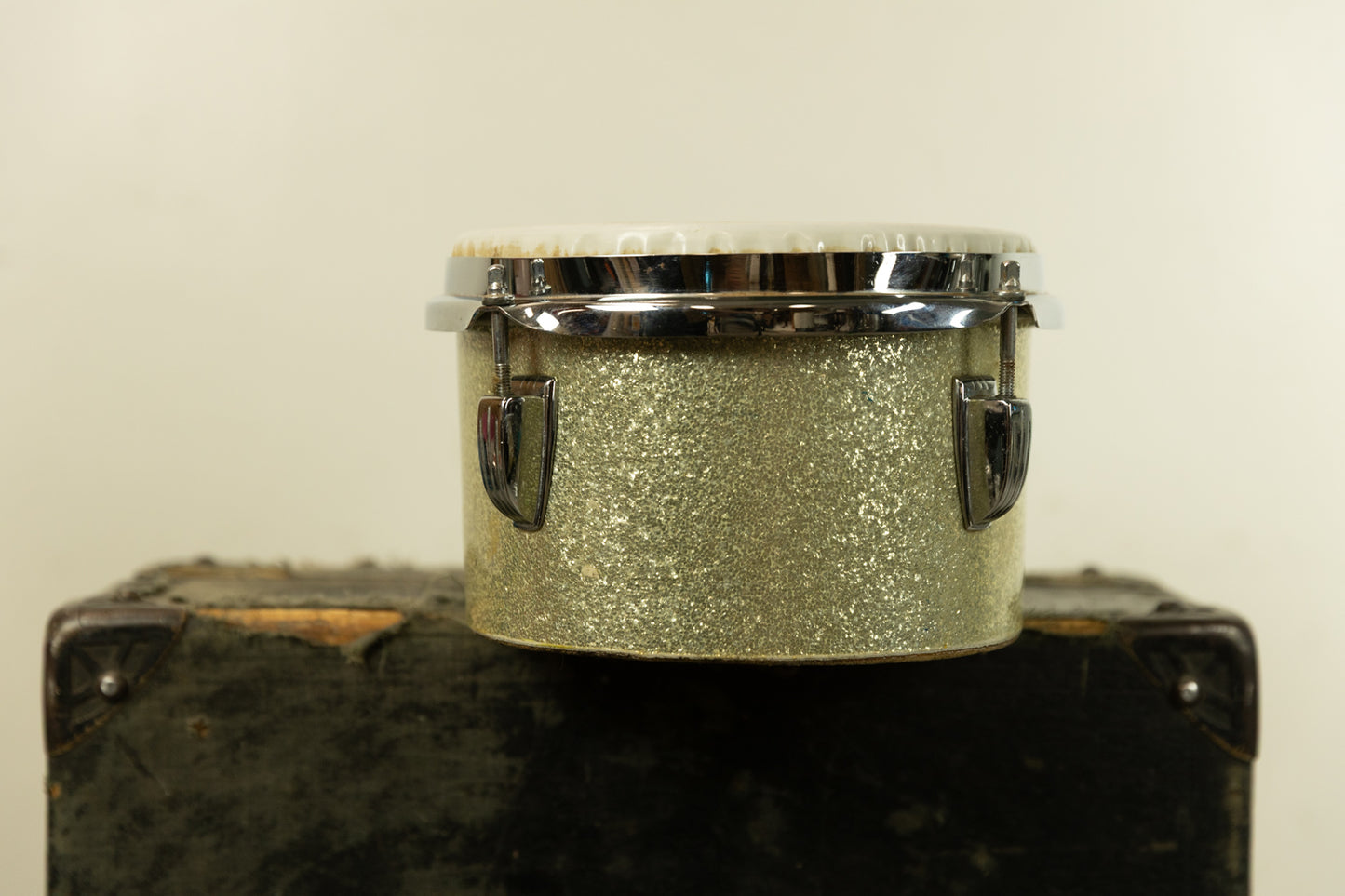 1960s Ludwig Silver Sparkle Bongos