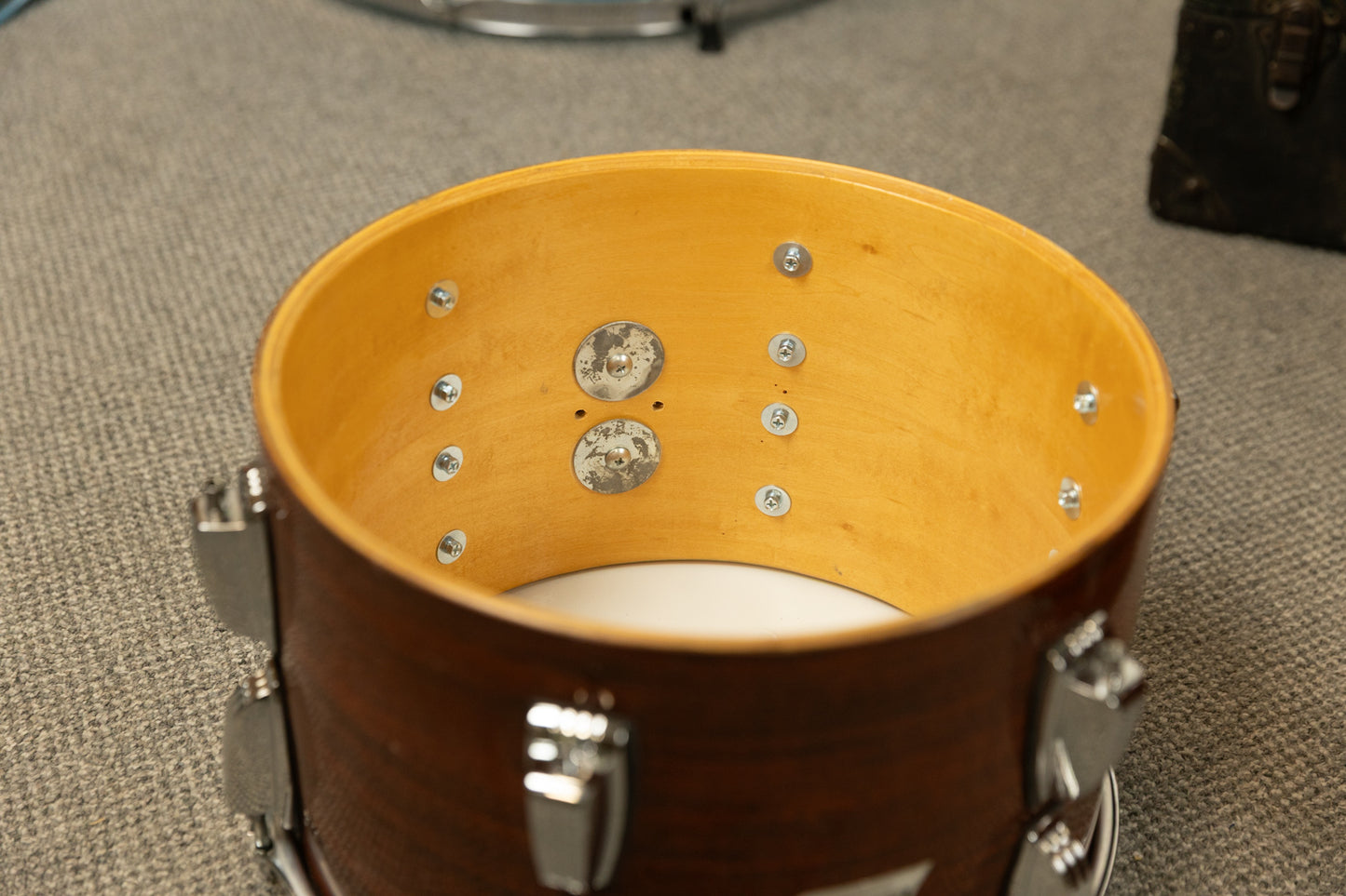 1970s Ludwig Mahogany Cortex "Classic Maple" Drum Set