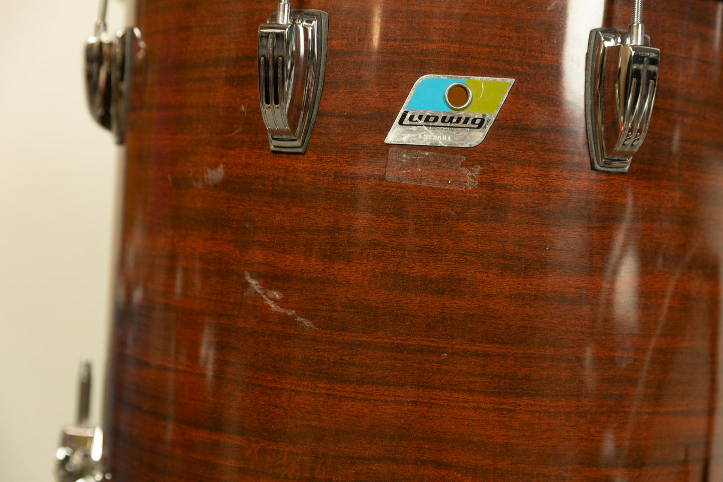 1970s Ludwig Mahogany Cortex "Classic Maple" Drum Set