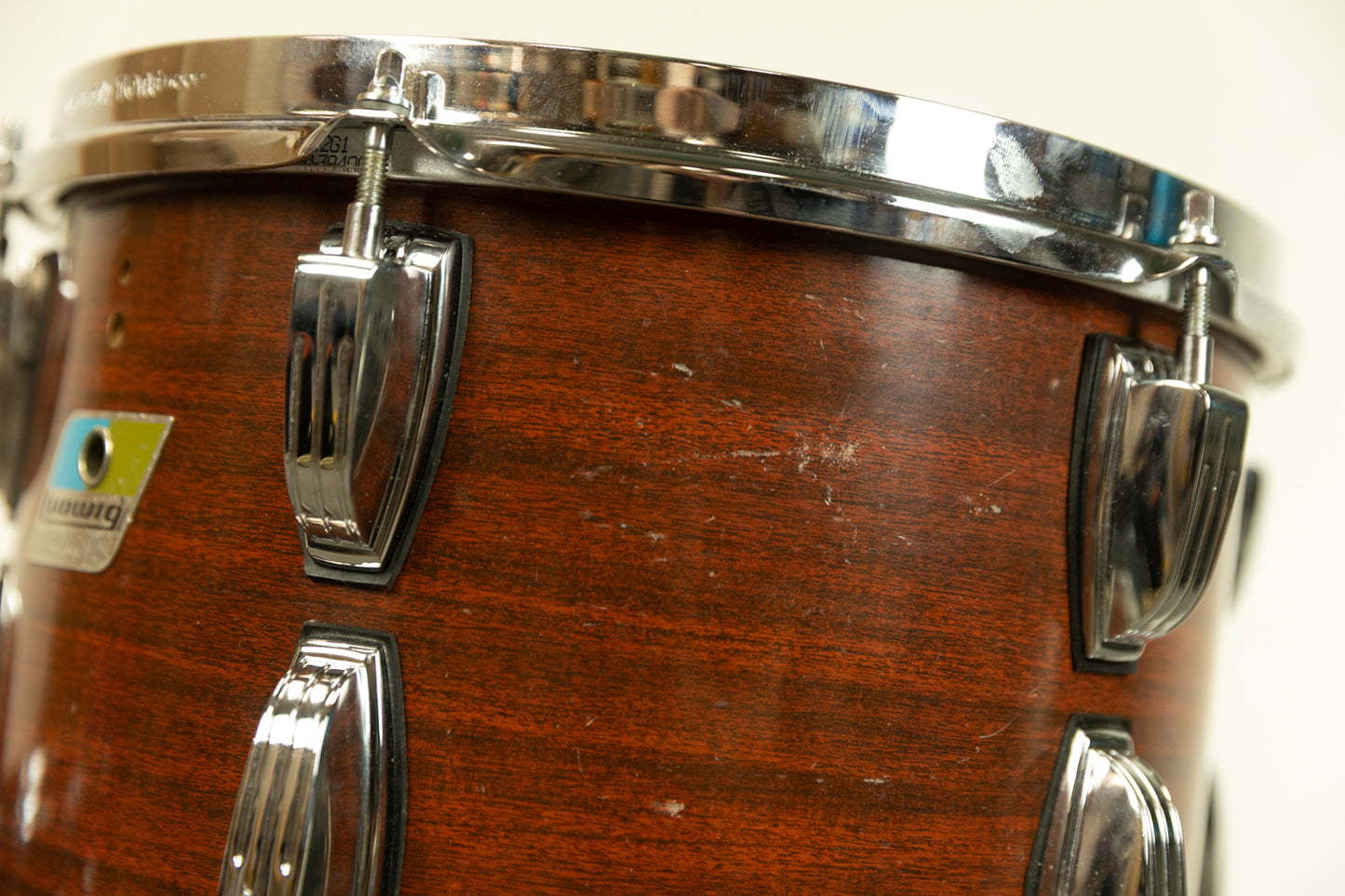 1970s Ludwig Mahogany Cortex "Classic Maple" Drum Set