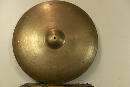 1950s Zildjian A 24" Sizzle Ride Cymbal 3332g