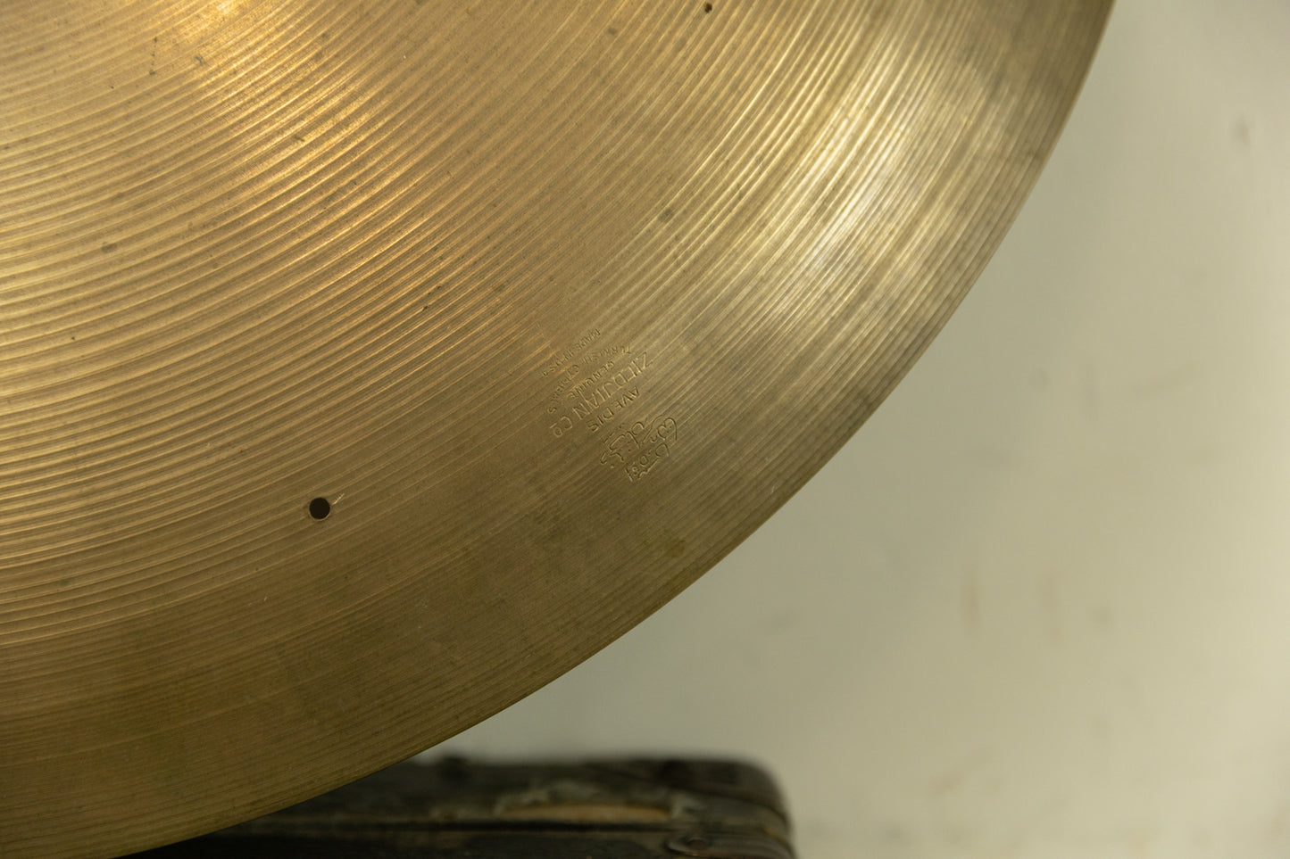 1950s Zildjian A 24" Sizzle Ride Cymbal 3332g