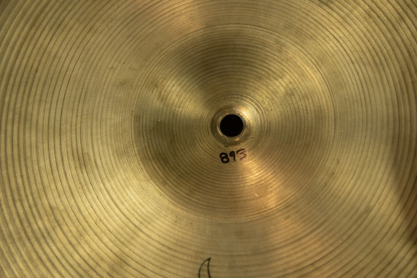 1970s Zildjian A 14" Hollow Logo New Beat Hi Hat Cymbals 893g 1391g
