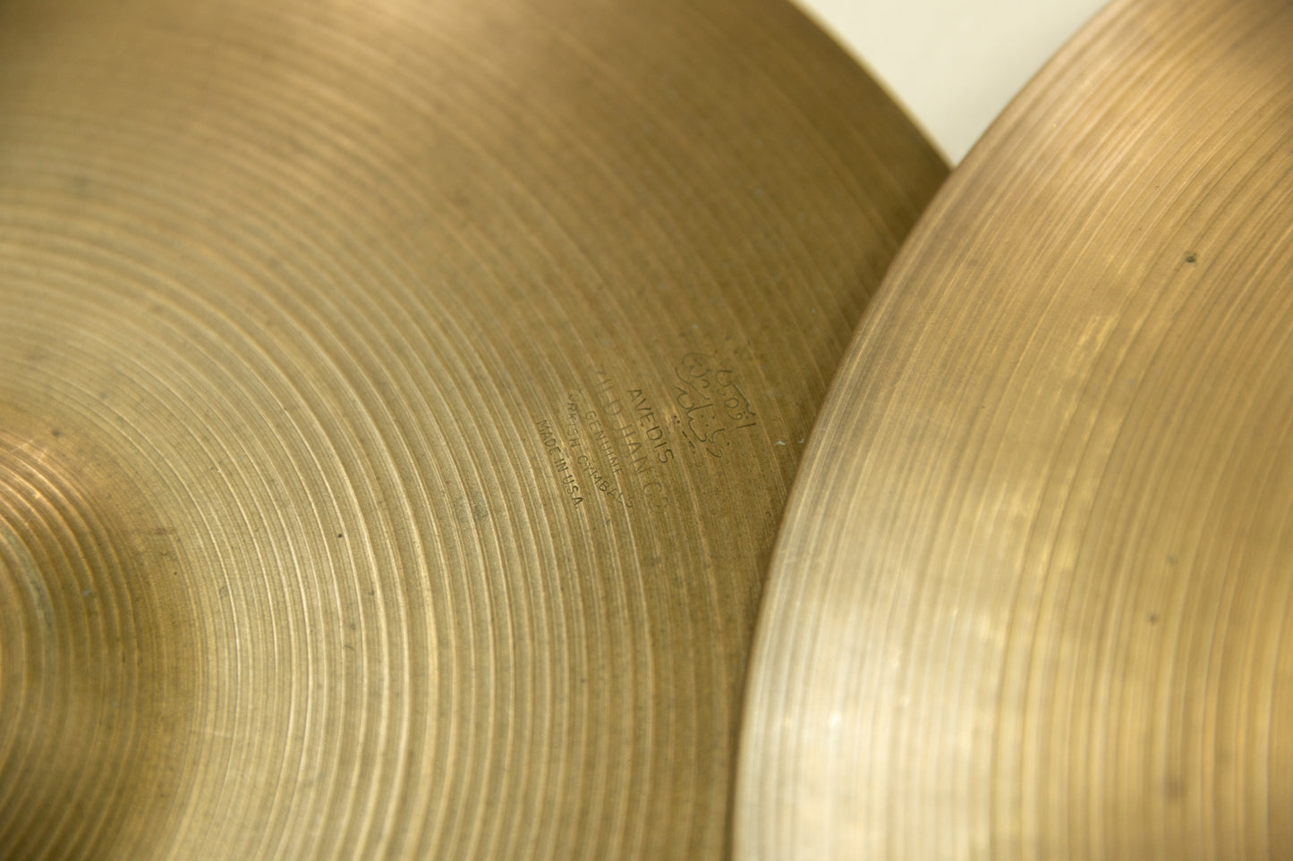 Vintage Zildjian A 15" Medium Hi Hat Cymbals 939g 1380g