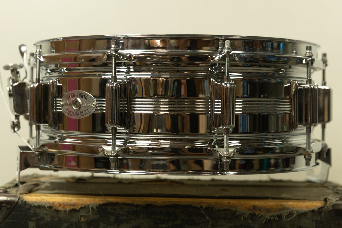 Vintage Rogers 5x14 Metal Dynasonic Snare Drum