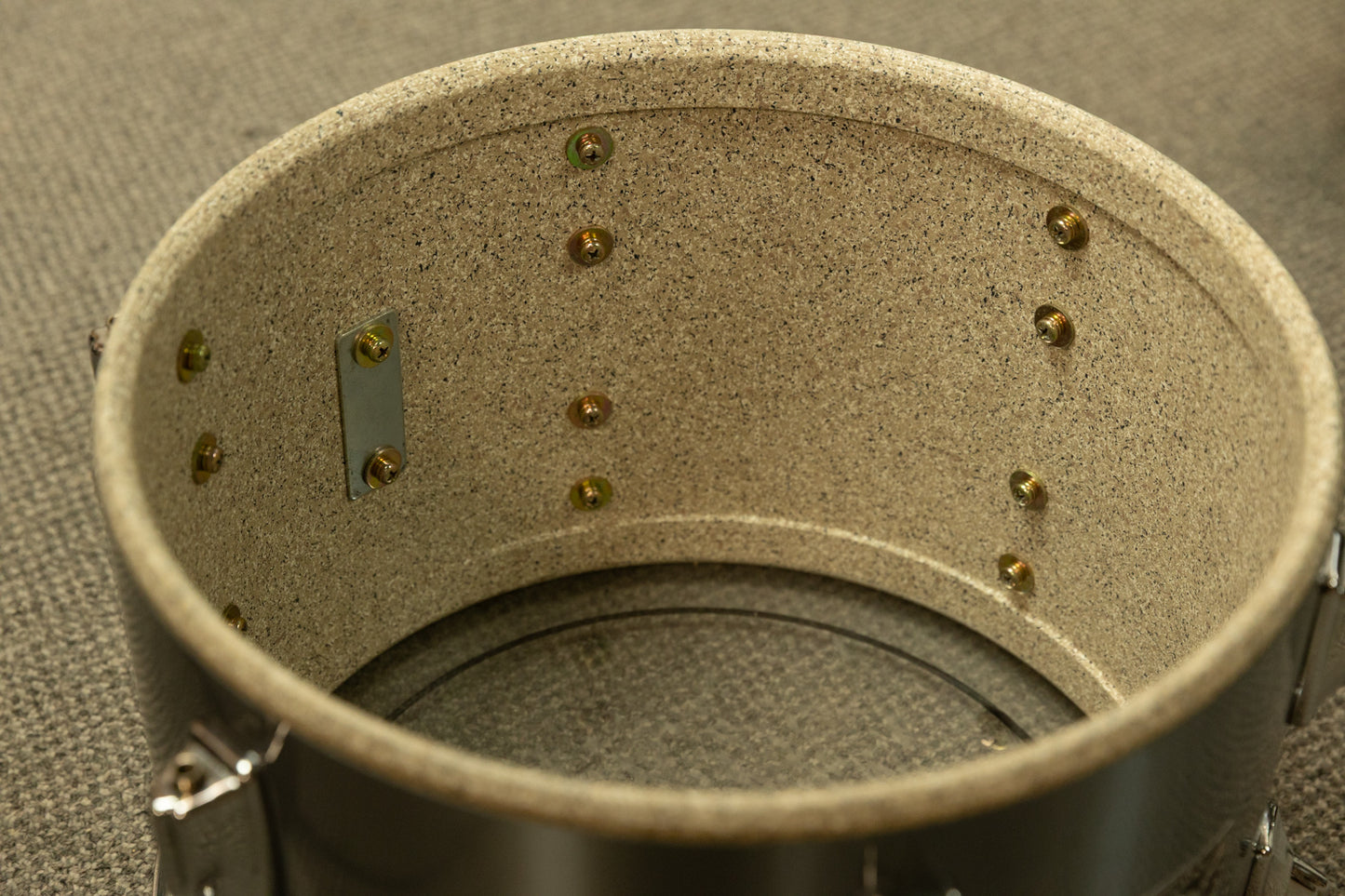 1970s Tama Imperialstar Royal Pewter Drum Set 14x26 9x13 and 16x16