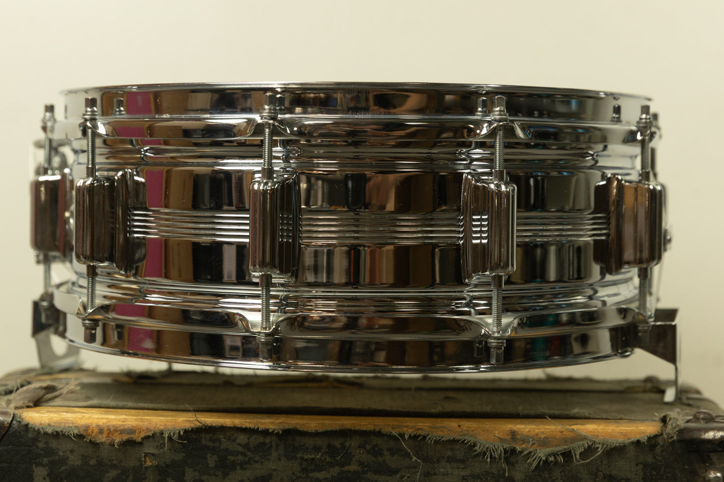 Vintage Rogers 5x14 Metal Dynasonic Snare Drum