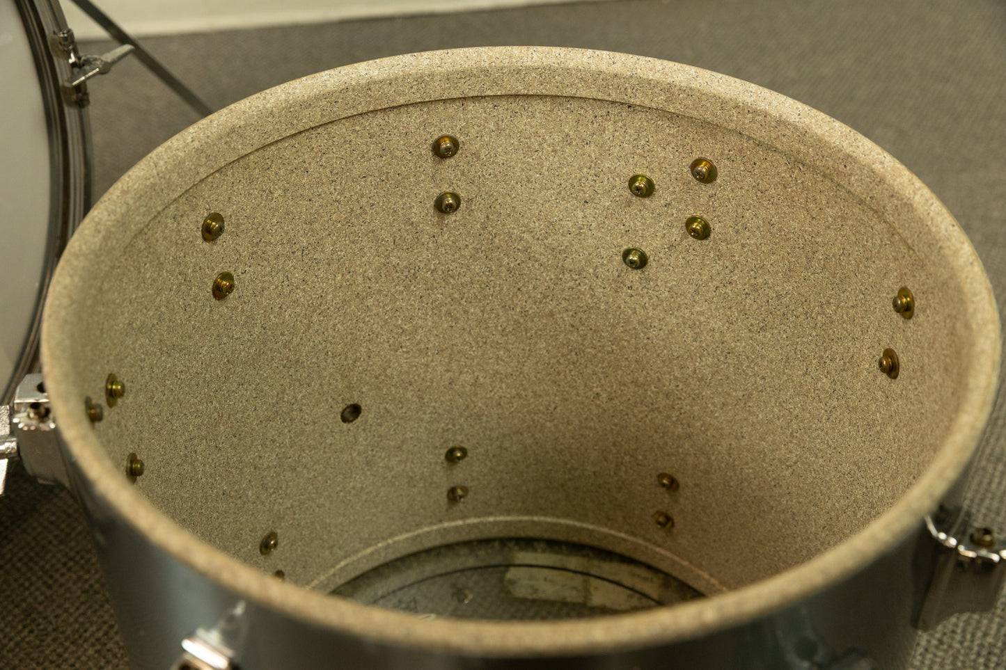 1970s Tama Imperialstar Royal Pewter Drum Set 14x26 9x13 and 16x16