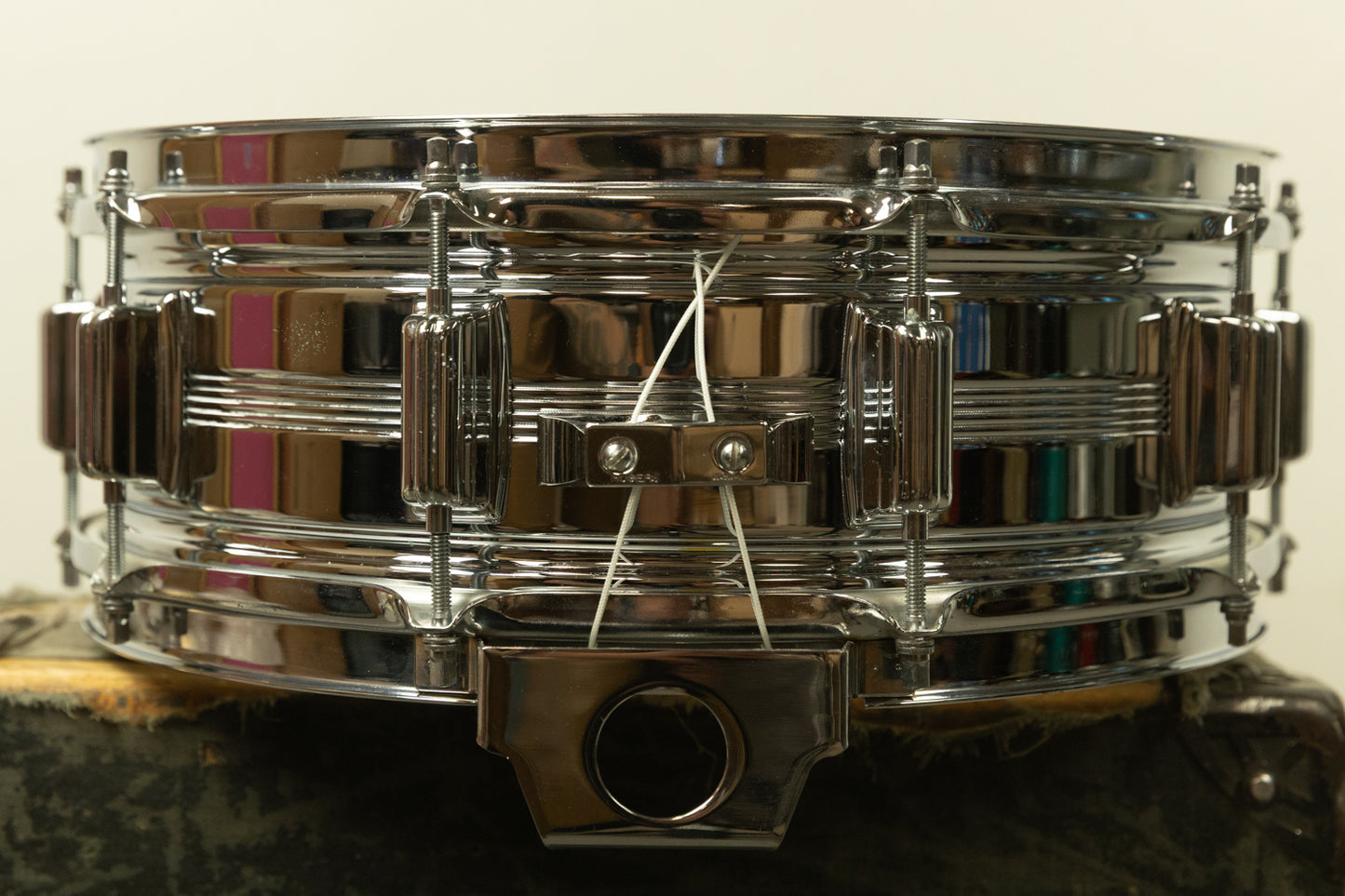 Vintage Rogers 5x14 Metal Dynasonic Snare Drum