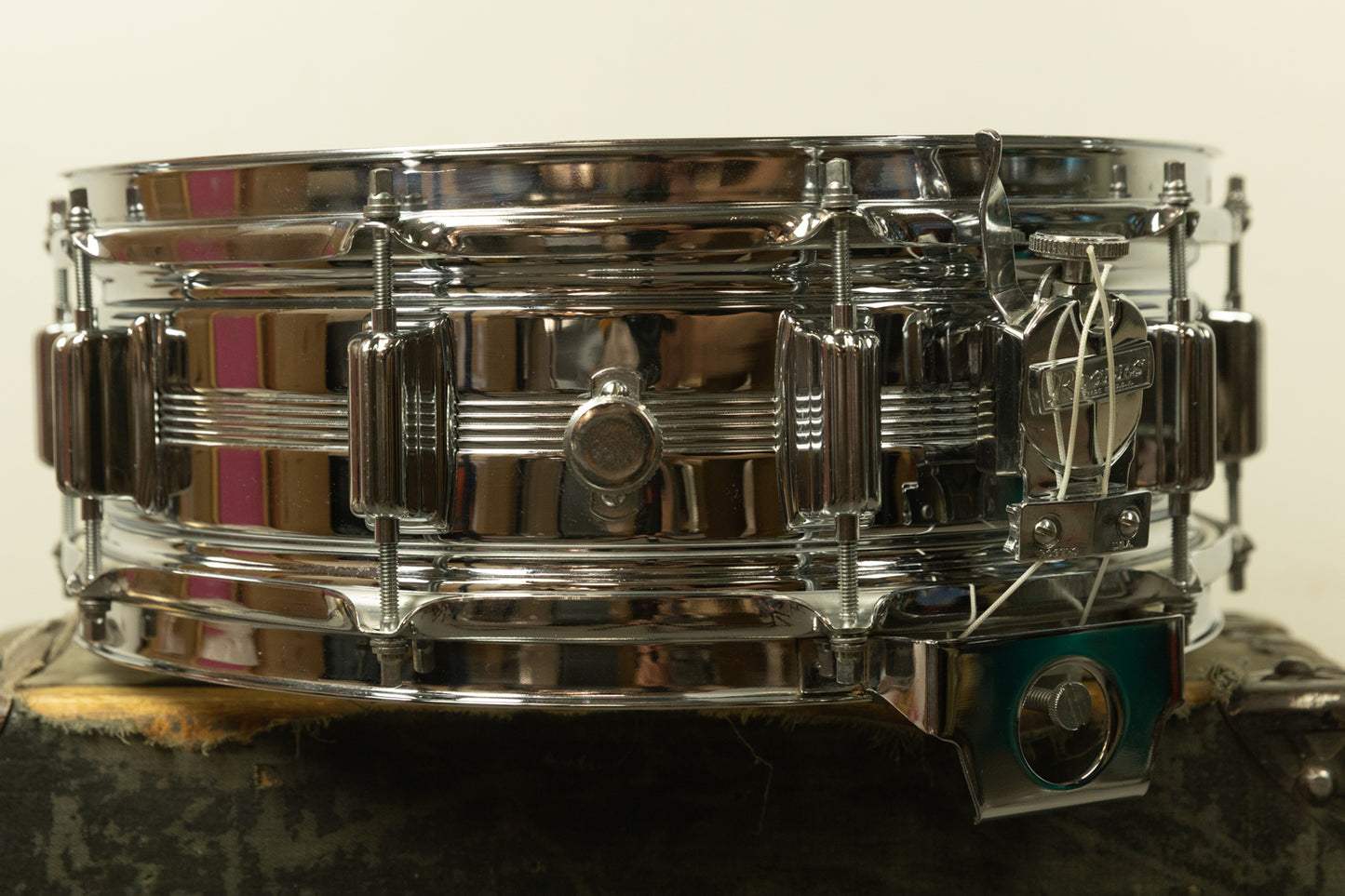 Vintage Rogers 5x14 Metal Dynasonic Snare Drum
