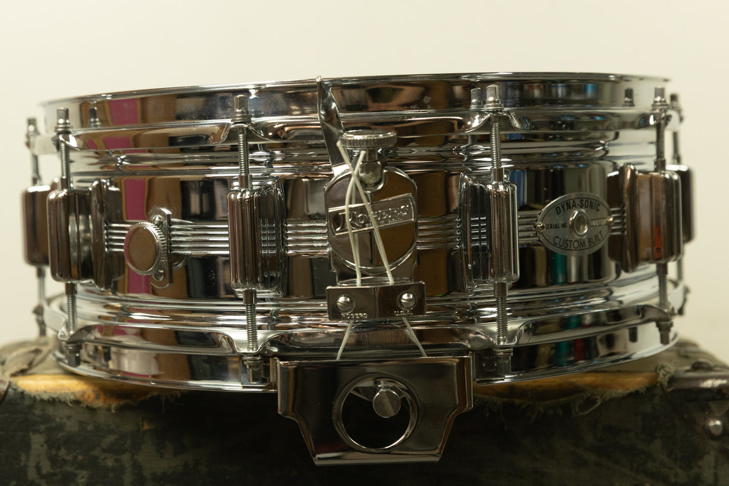 Vintage Rogers 5x14 Metal Dynasonic Snare Drum
