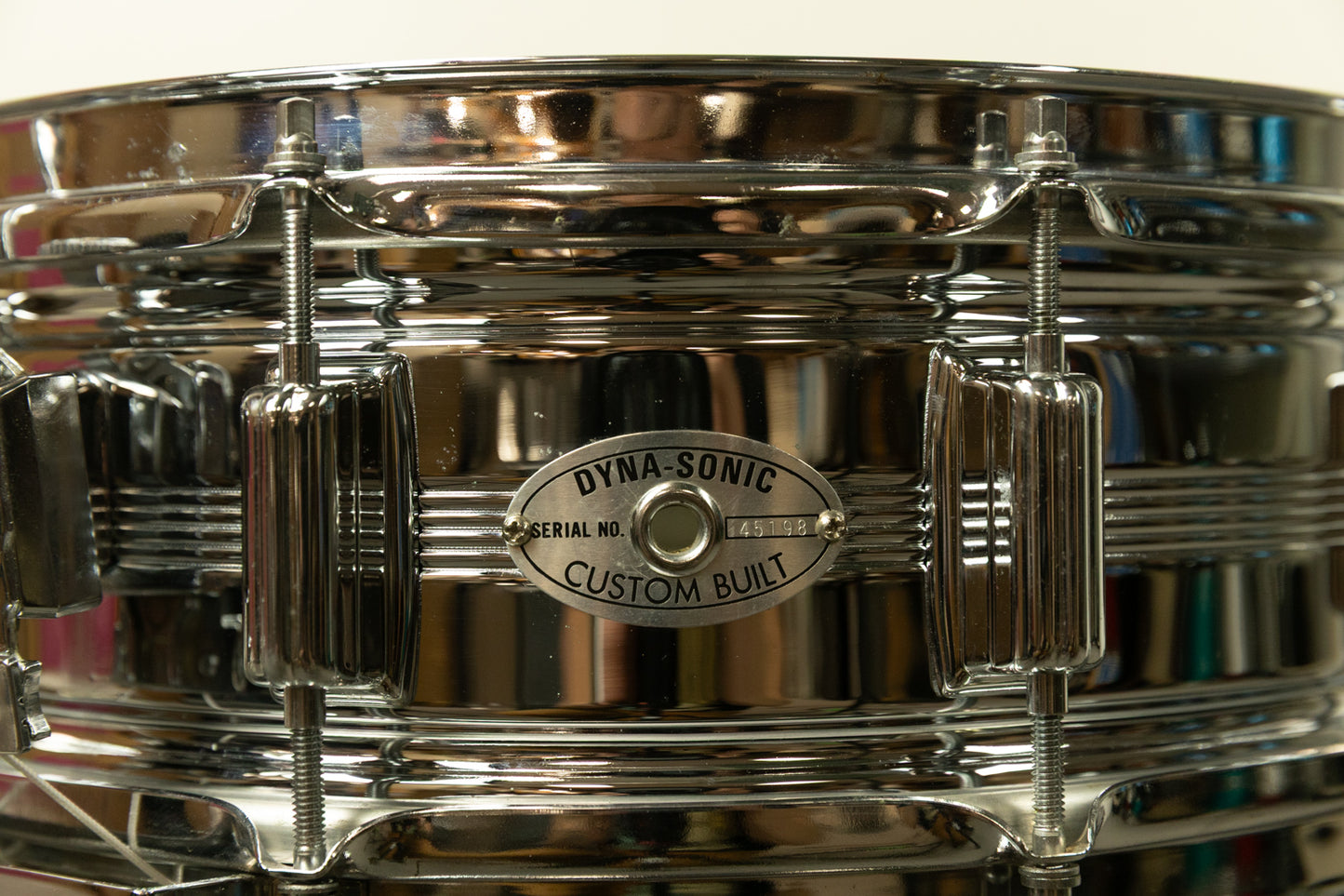 Vintage Rogers 5x14 Metal Dynasonic Snare Drum