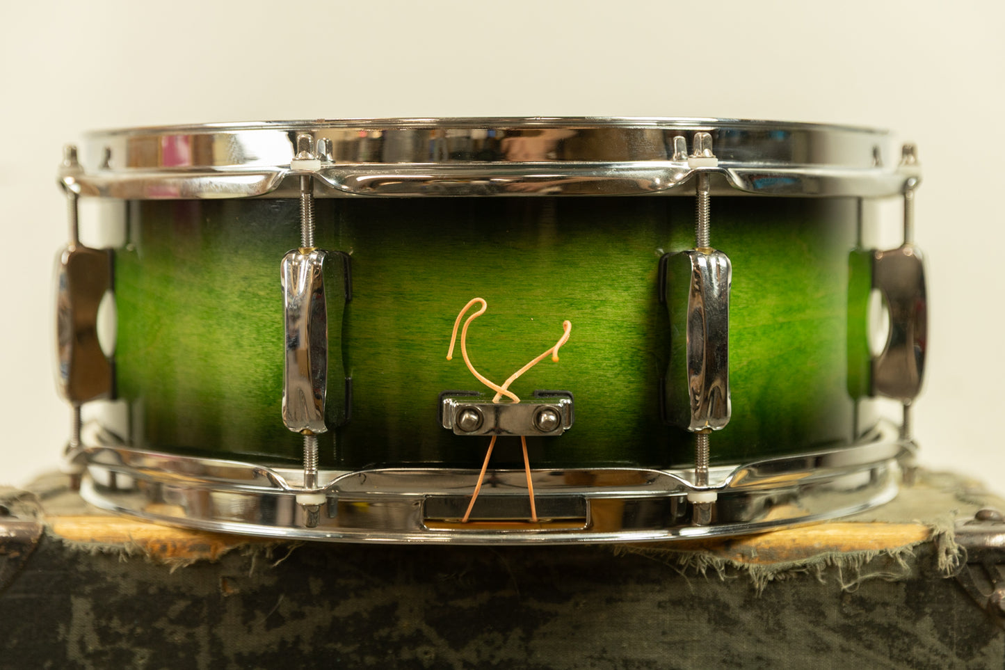 Pearl 5x14 Session Custom Emerald Burst Snare Drum