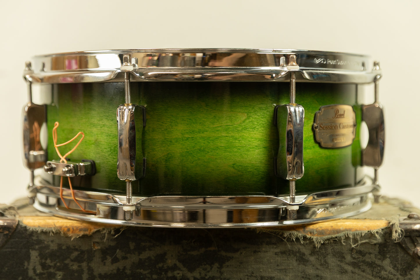 Pearl 5x14 Session Custom Emerald Burst Snare Drum