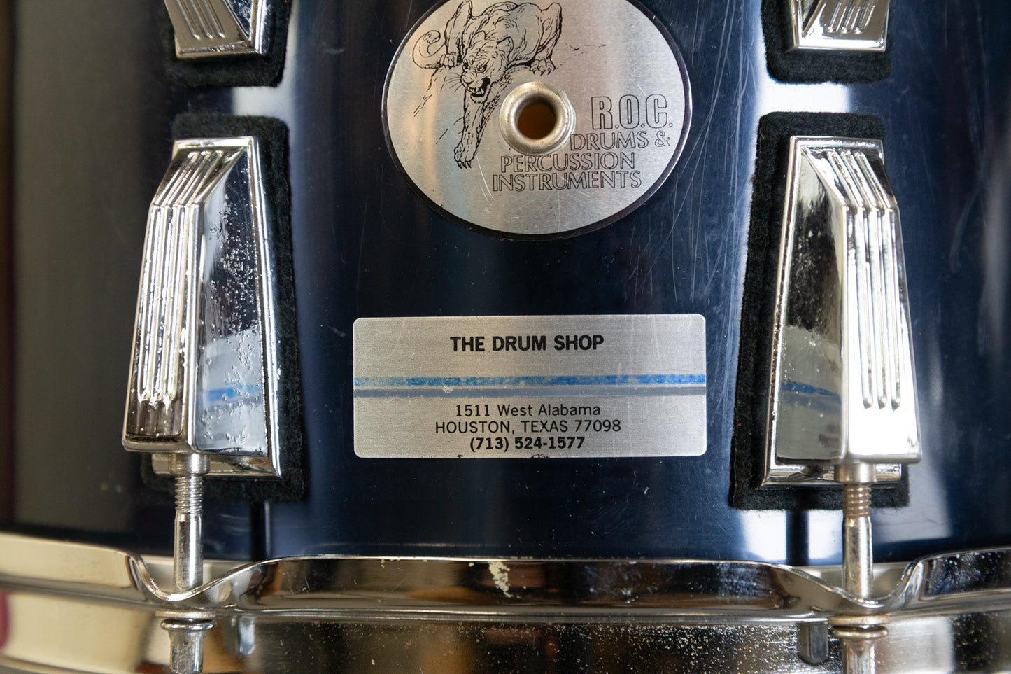 R.O.C Drums 8x14 Midnight Blue Snare Drum