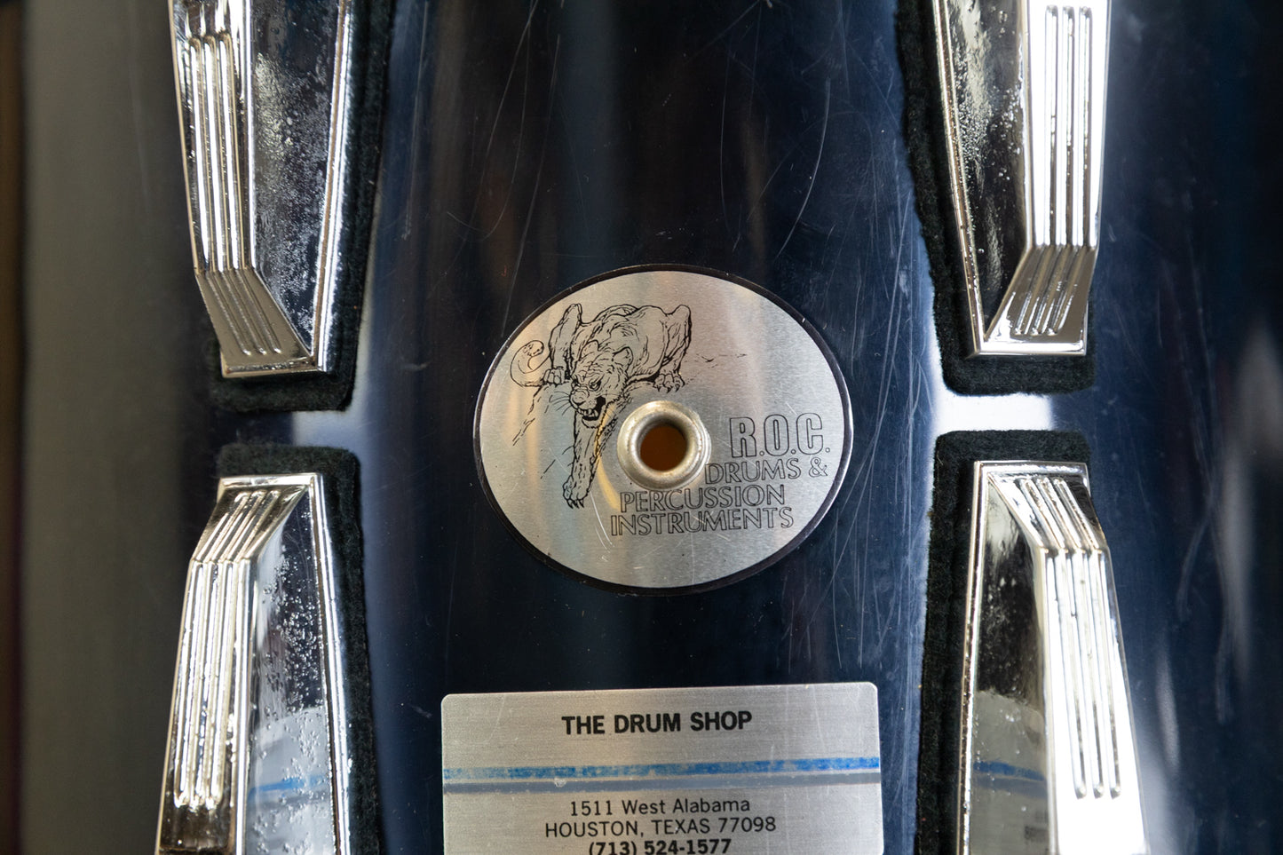 R.O.C Drums 8x14 Midnight Blue Snare Drum