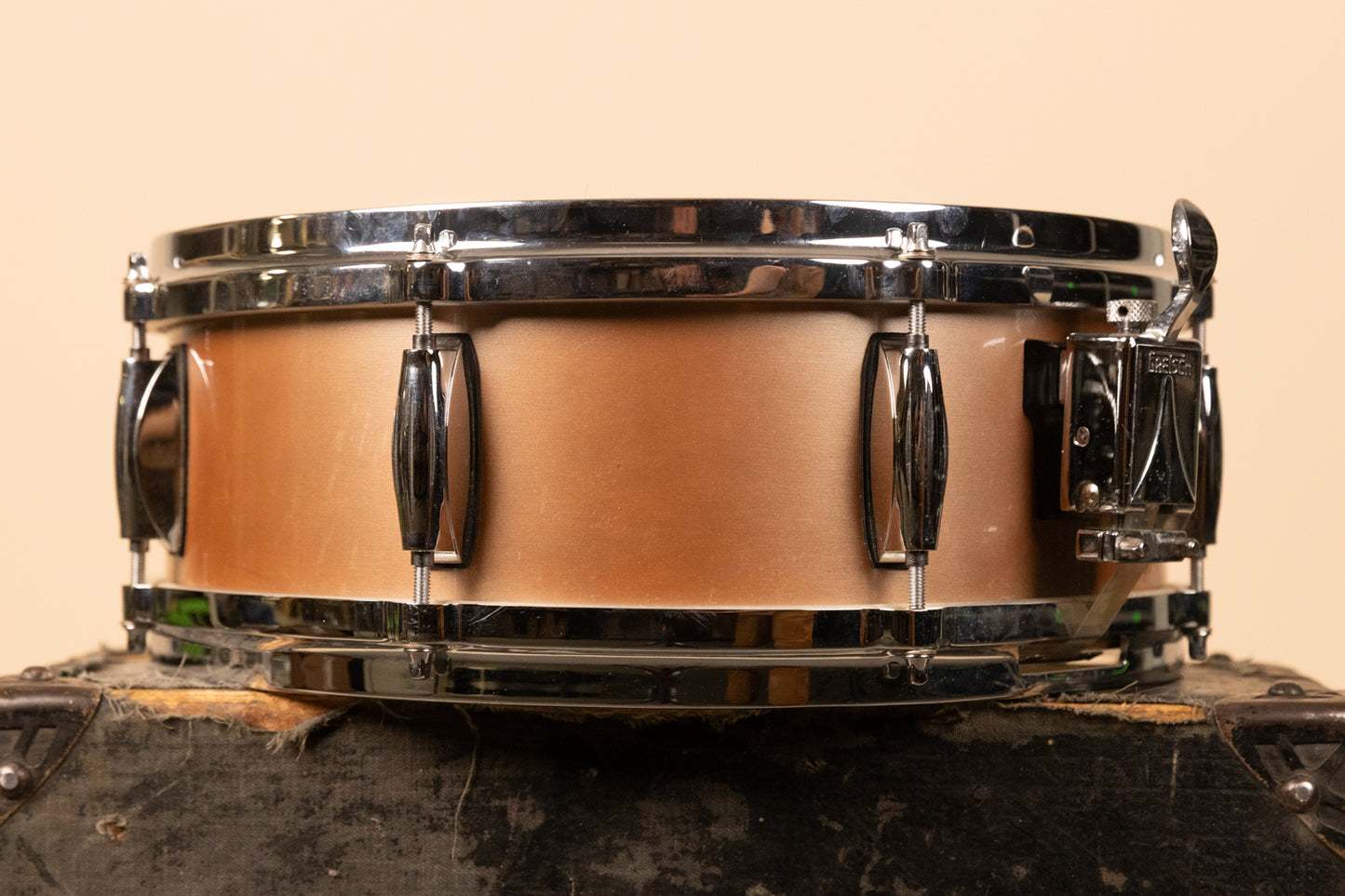 2000s Gretsch 5x14 Renown Champagne Silk Snare Drum