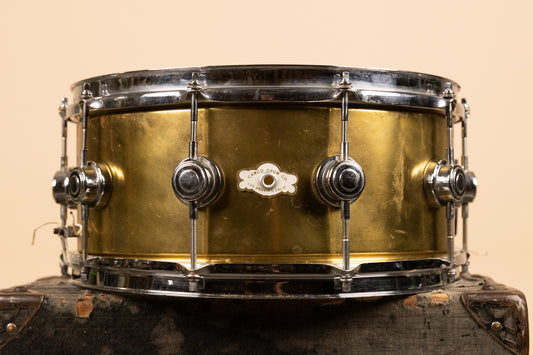 1970s Camco 6.5x14 Natural Brass Snare Drum