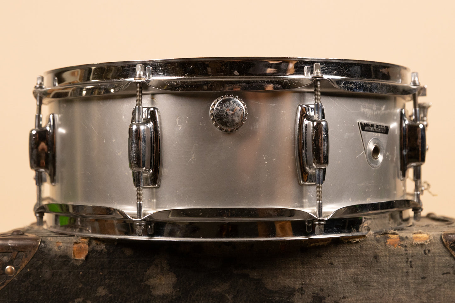 Vintage Ludwig 5x14 Standard Aluminum Snare Drum