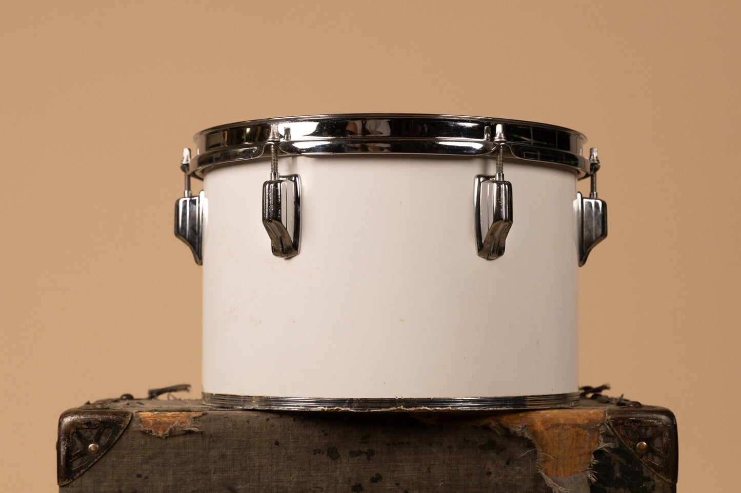 1970s Rogers 8x12" New England White Concert Tom