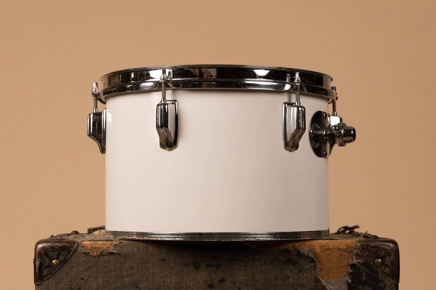 1970s Rogers 8x12" New England White Concert Tom