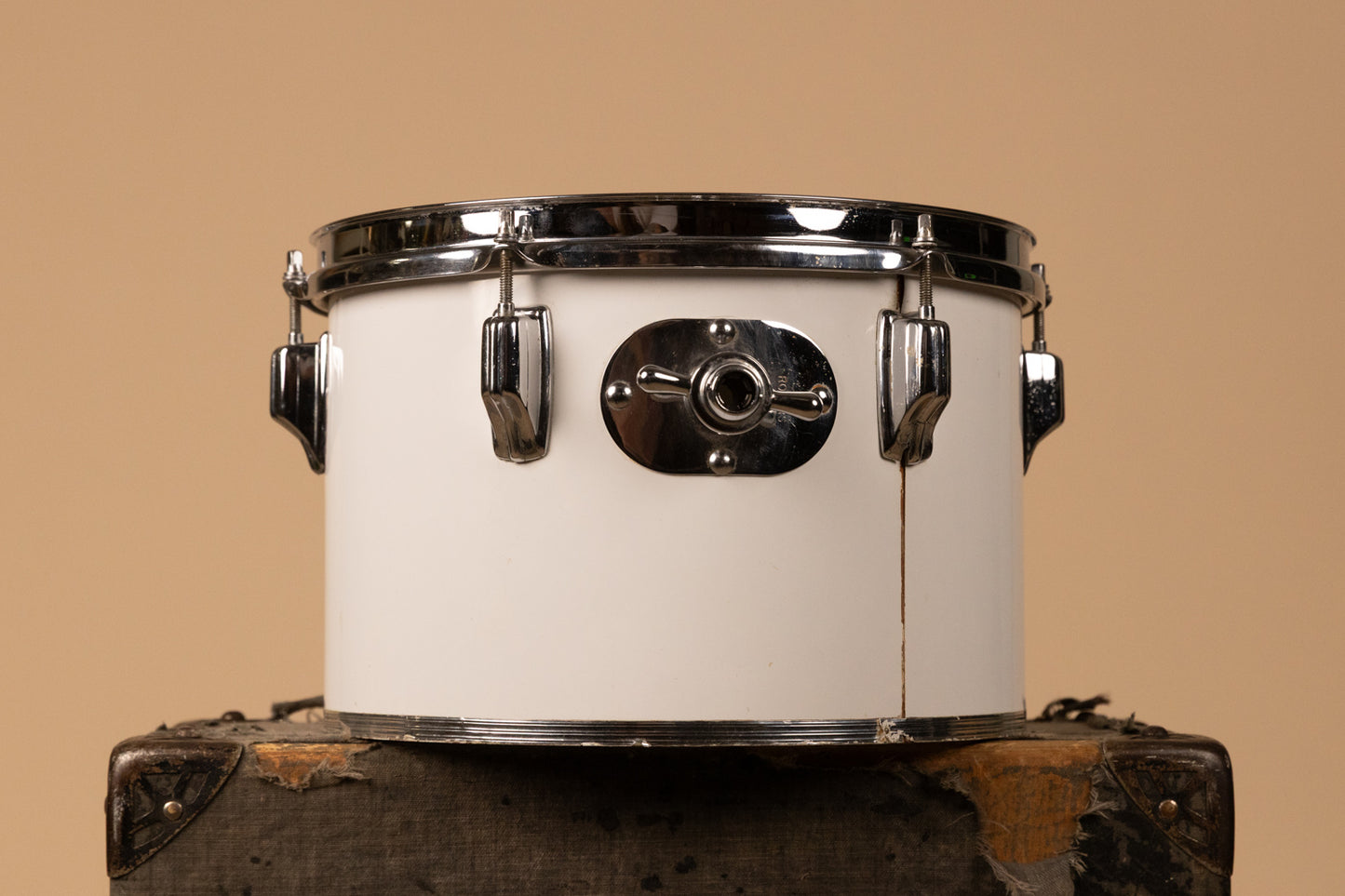 1970s Rogers 8x12" New England White Concert Tom