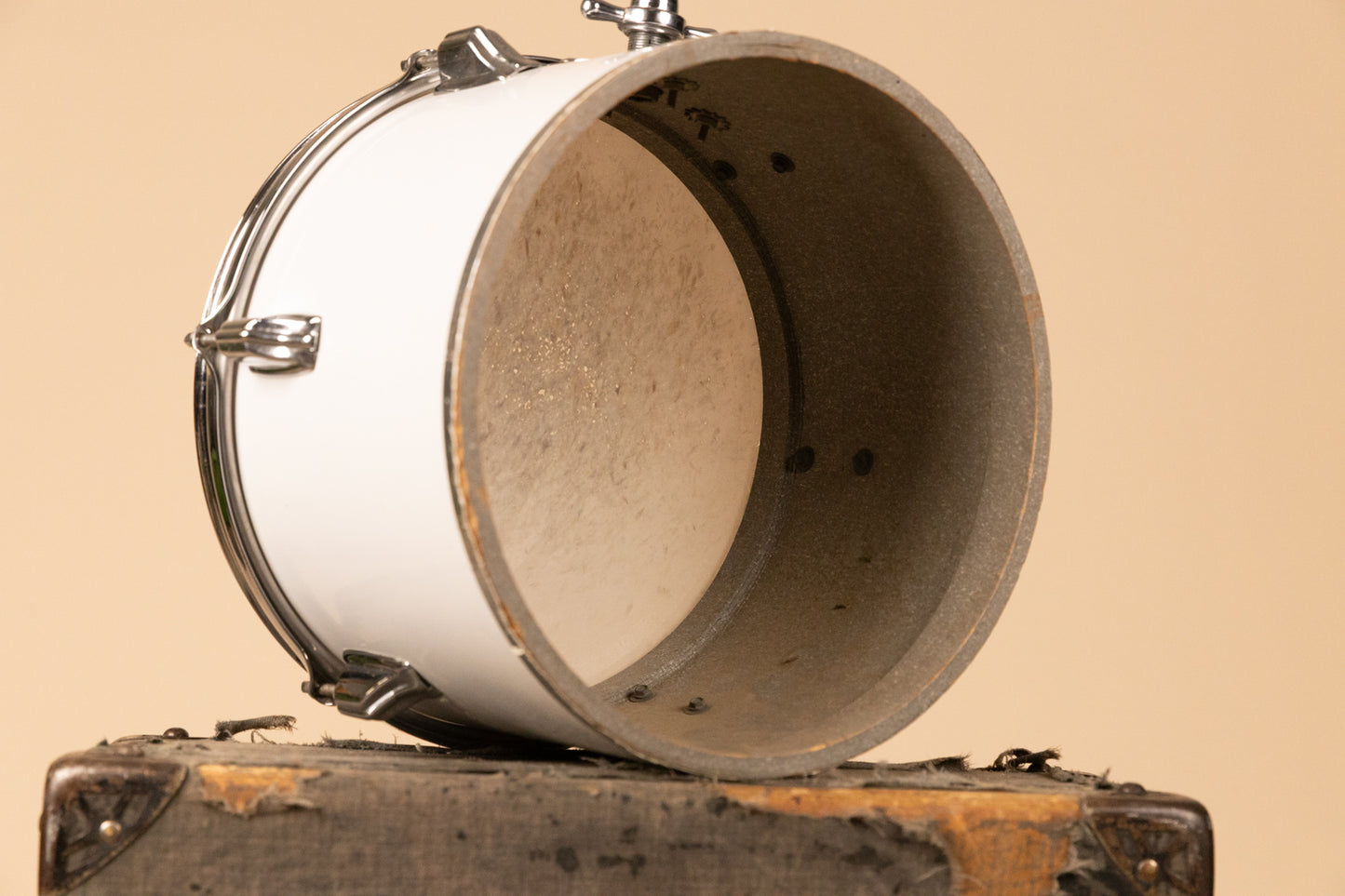 1970s Rogers 8x12" New England White Concert Tom