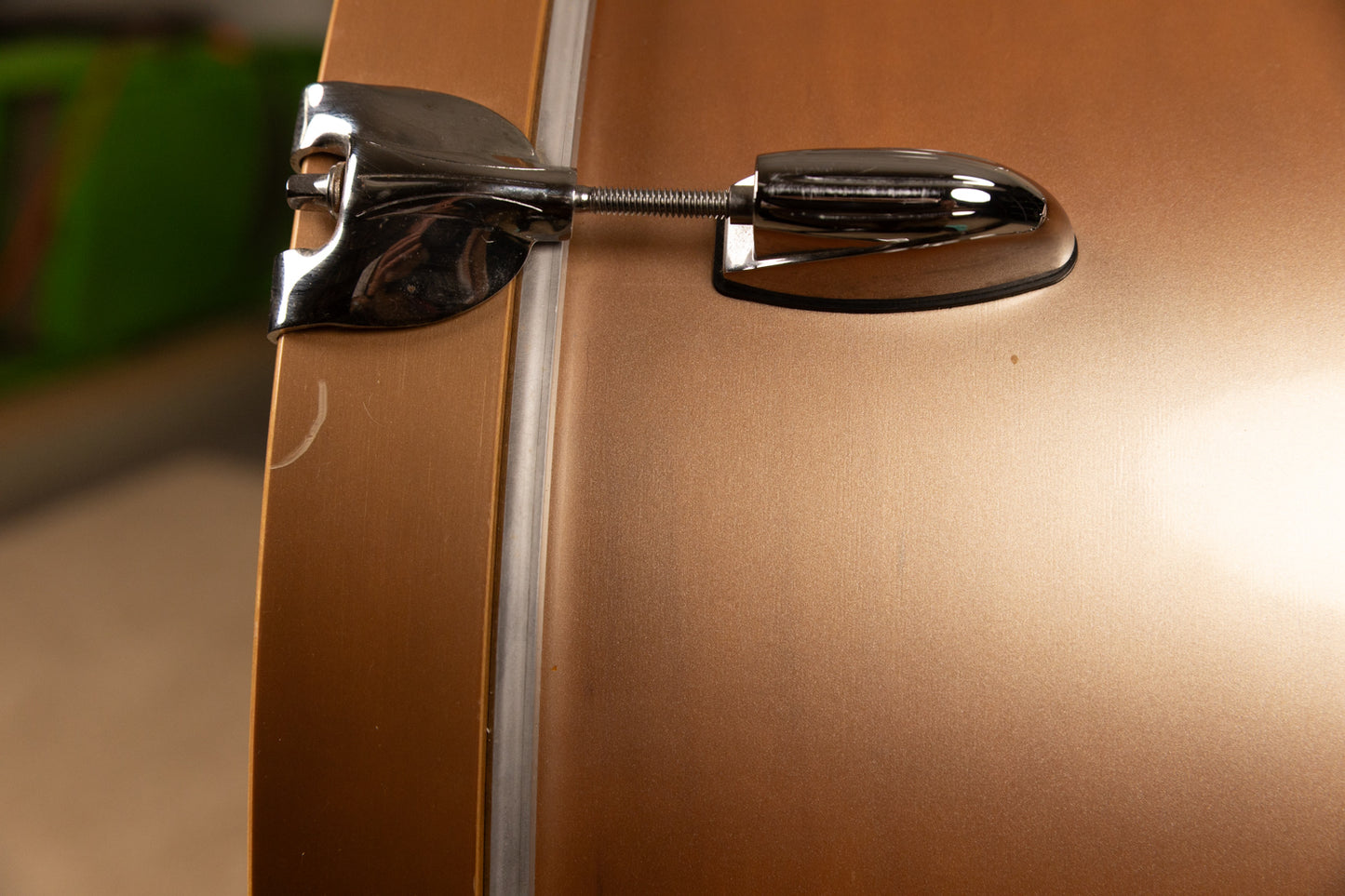 2000s Gretsch Renown 18x22 Champagne Silk Bass Drum