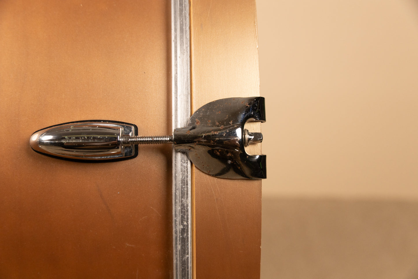 2000s Gretsch Renown 18x22 Champagne Silk Bass Drum