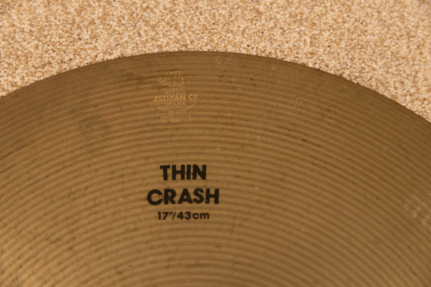 Zildjian 17" A Thin Crash "CO Stamp" Cymbal 1228g
