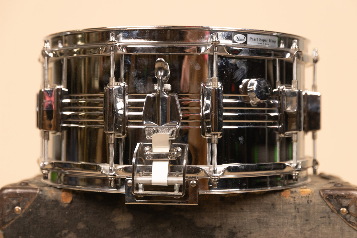 1980s Pearl 6.5x14 Professional M-514D Snare Drum