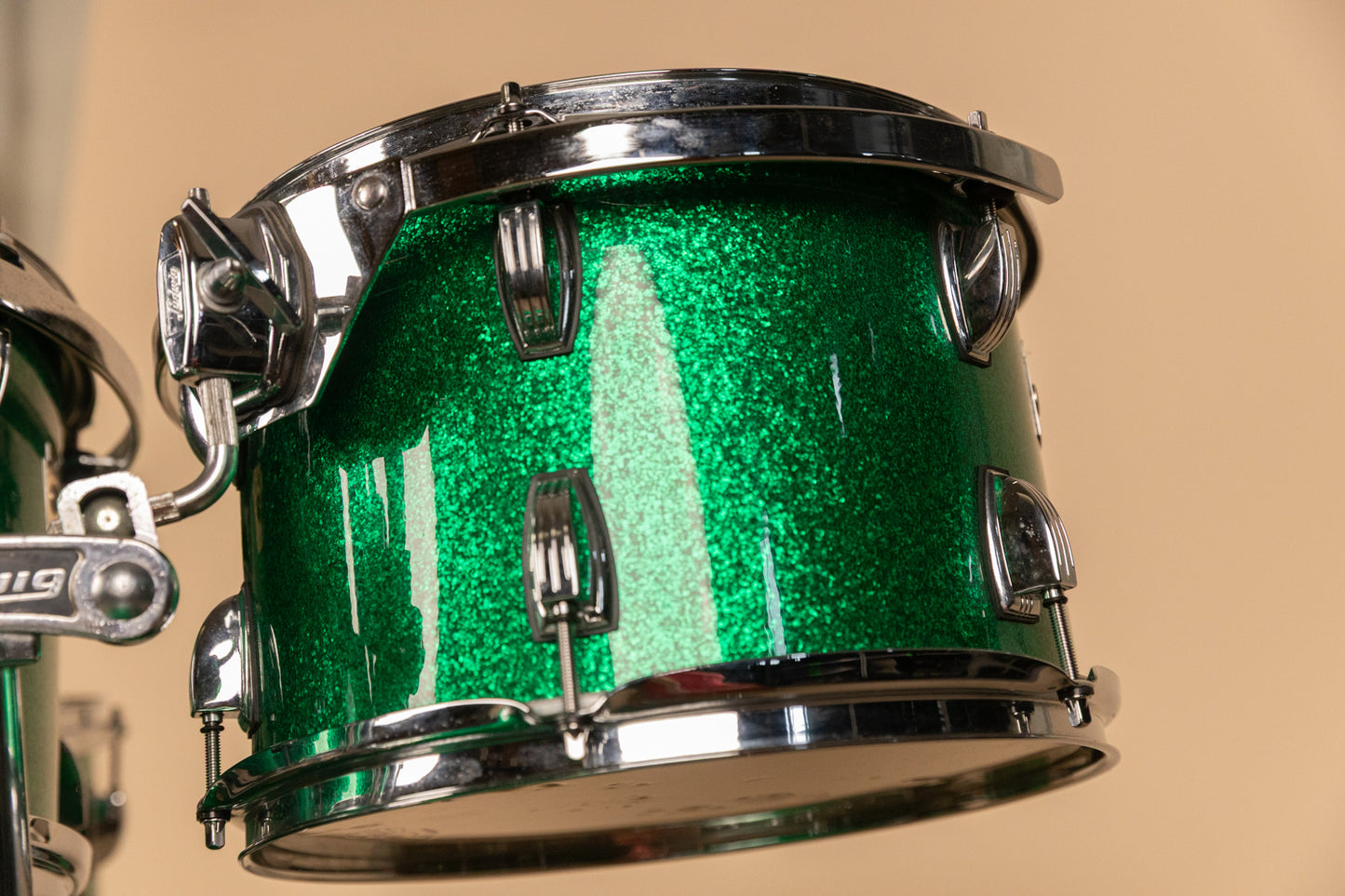 Ludwig Classic Maple Green Sparkle Drum Set