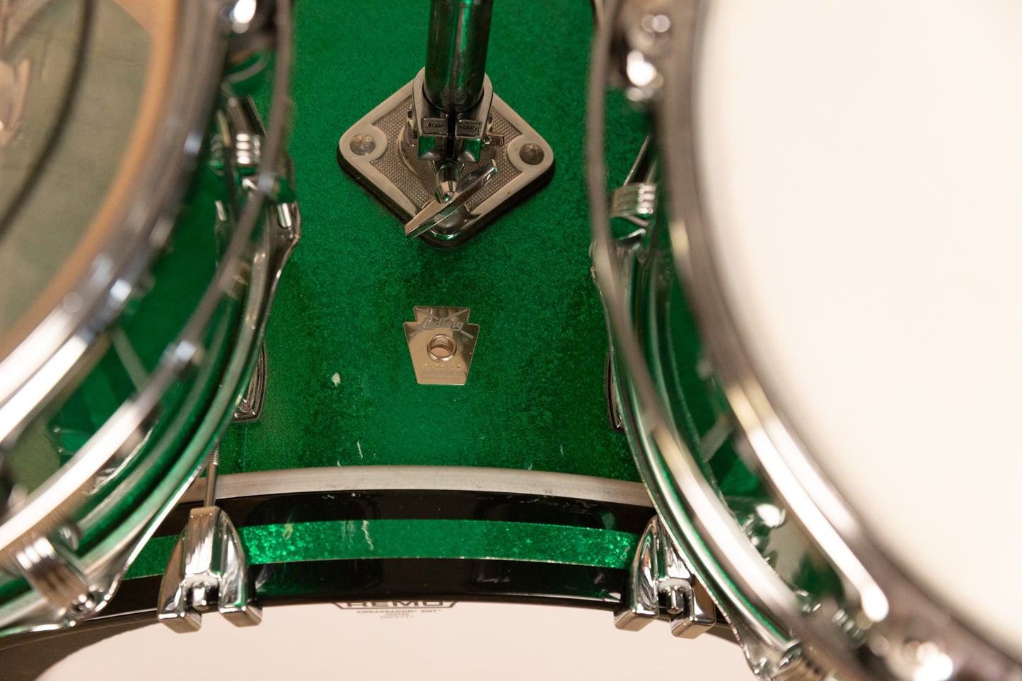 Ludwig Classic Maple Green Sparkle Drum Set