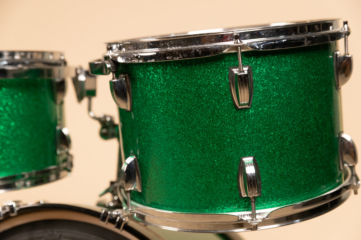 Ludwig Classic Maple Green Sparkle Drum Set