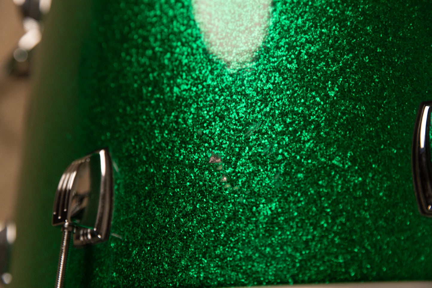 Ludwig Classic Maple Green Sparkle Drum Set