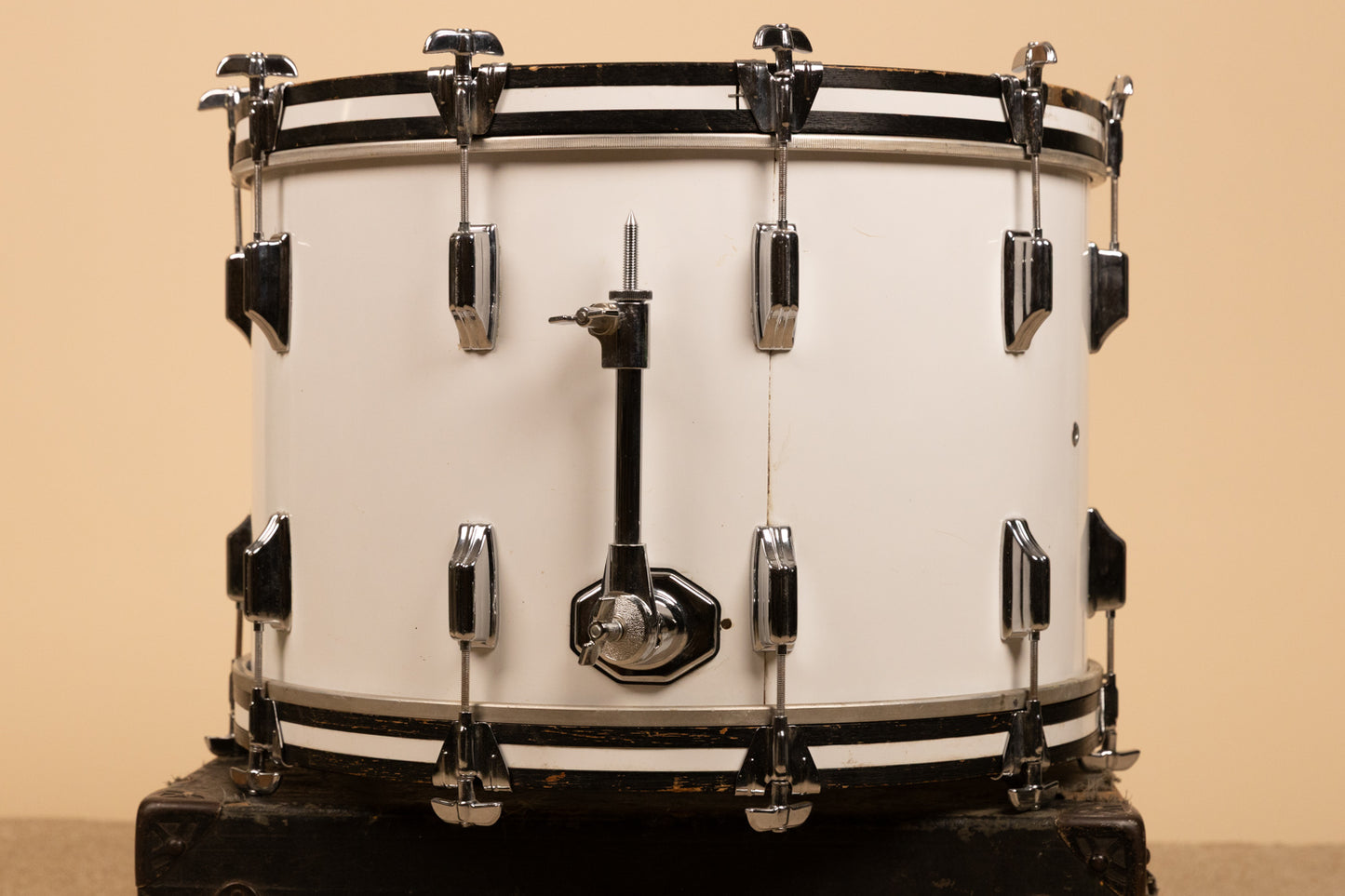 1970s Rogers 14x22 New England White Bass Drum