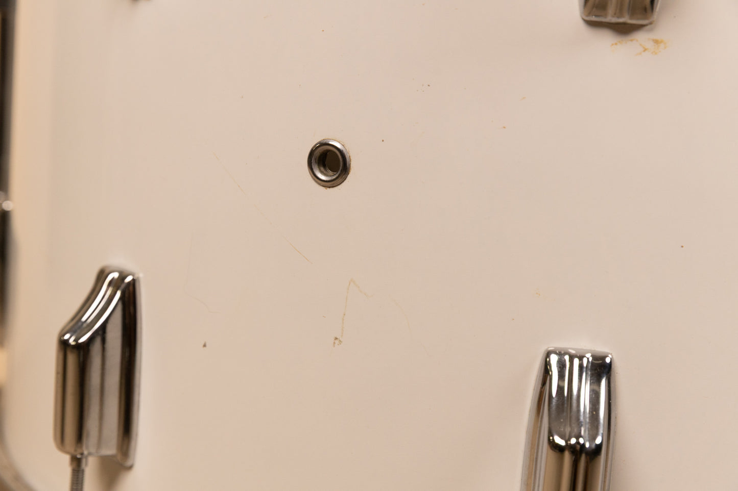 1970s Rogers 14x22 New England White Bass Drum