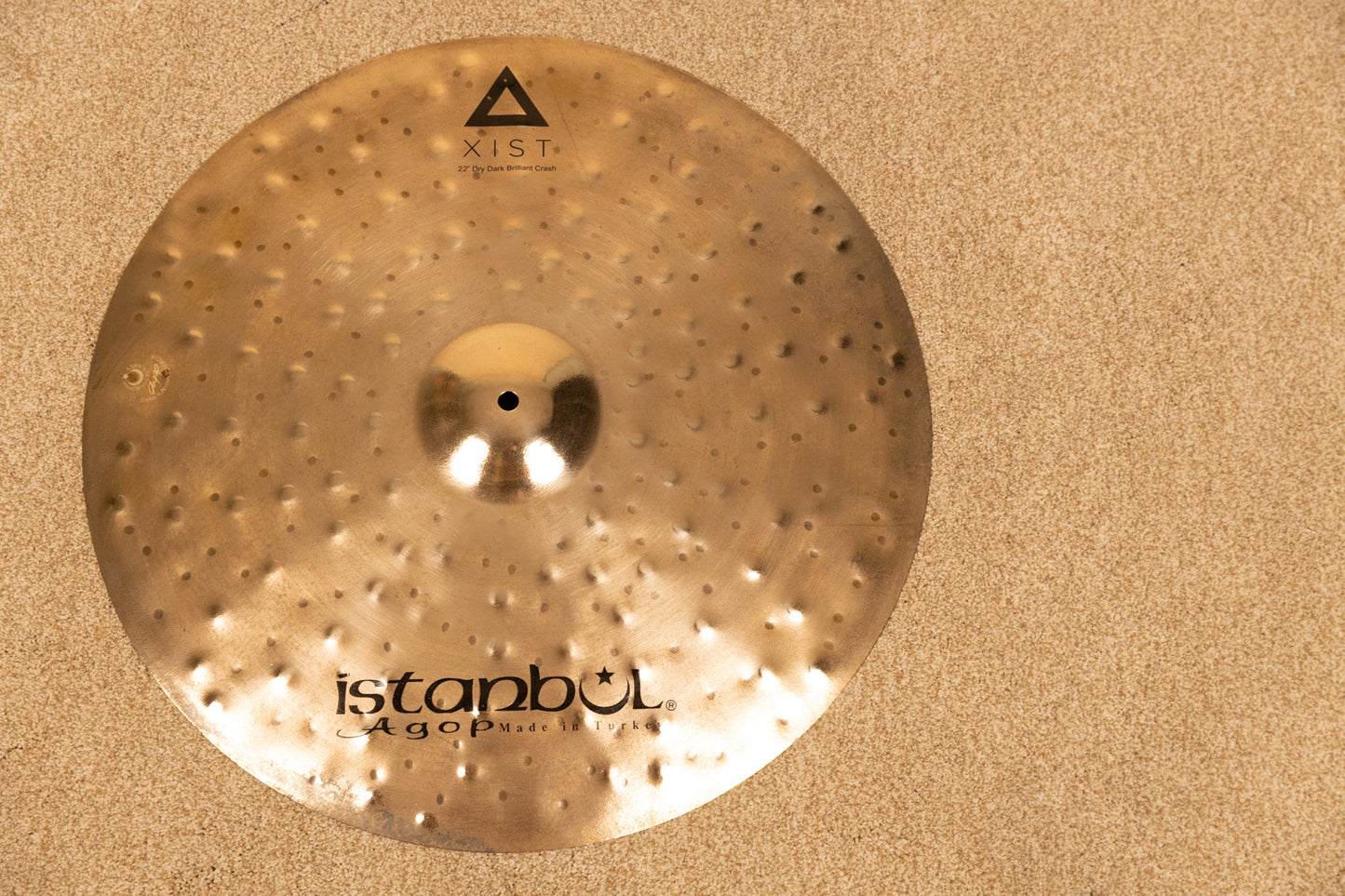 Istanbul Agop 22" XIST Dry Dark Brilliant Crash Cymbal 1833g