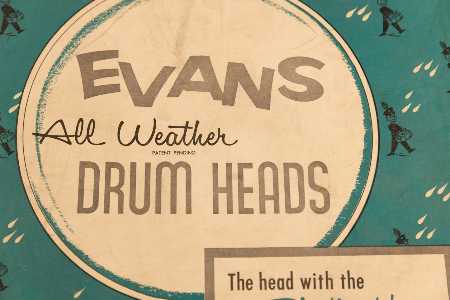 New Old Stock Evans 15" Orchestra Batter Head