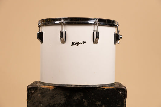 1970s Rogers 12x15 New England White Concert Tom