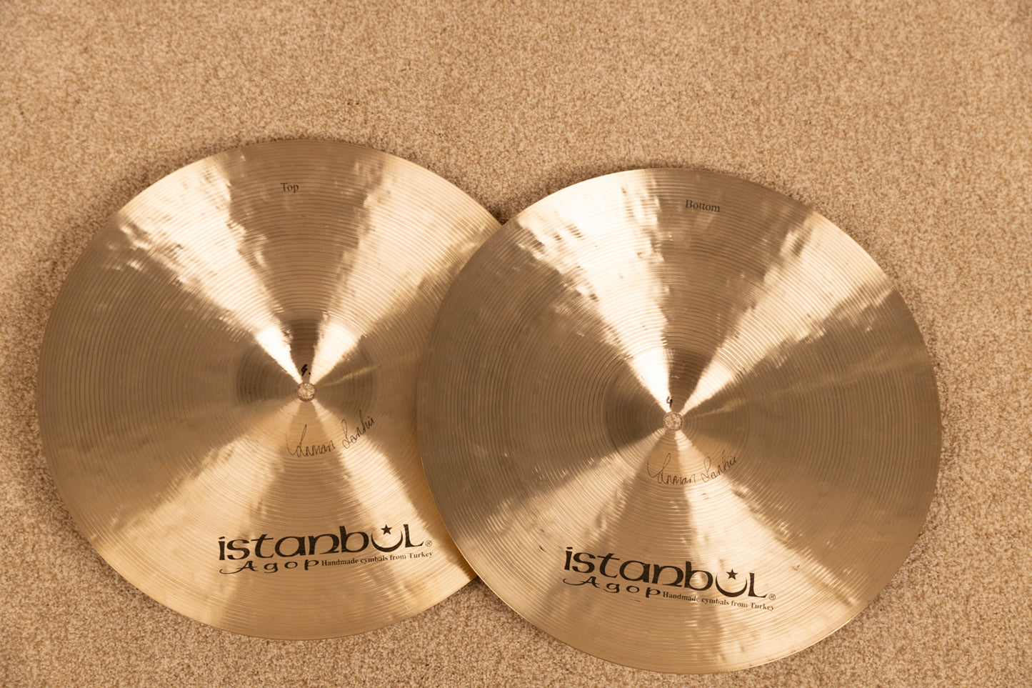 Istanbul Agop 15" Traditional Jazz Hi Hat Cymbals 996g 1145g