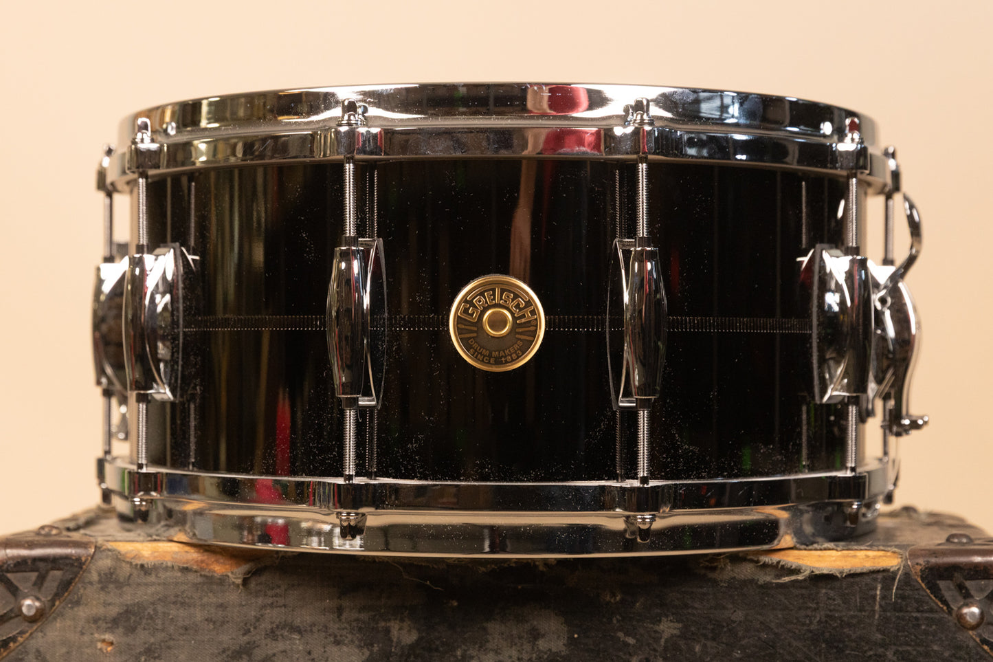 Gretsch 6.5x14 USA Custom Solid Steel Snare Drum