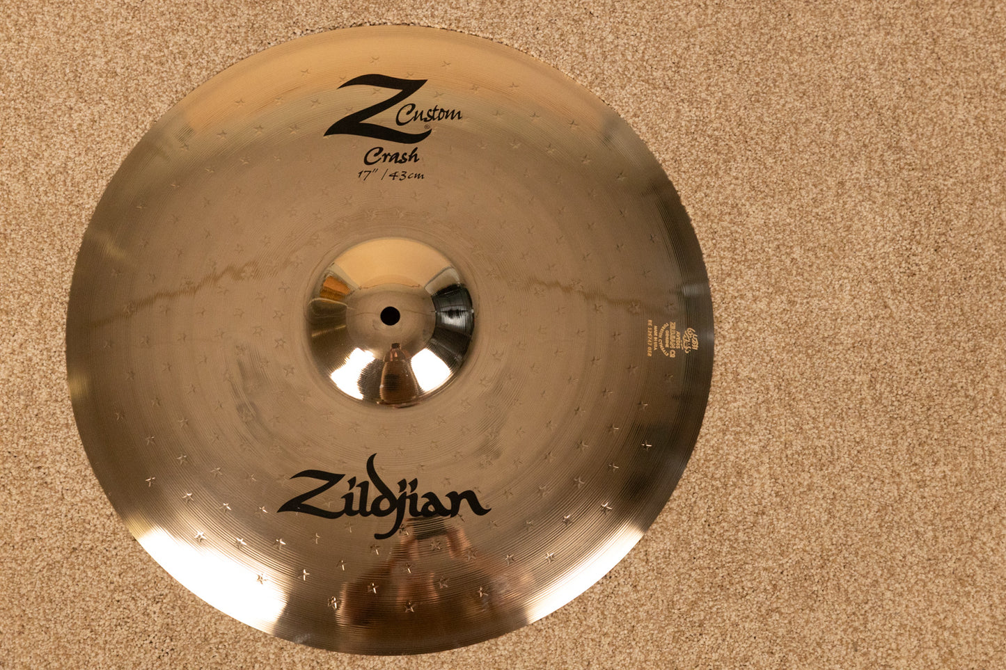 Zildjian Z Custom 17" Crash Cymbal 1339g