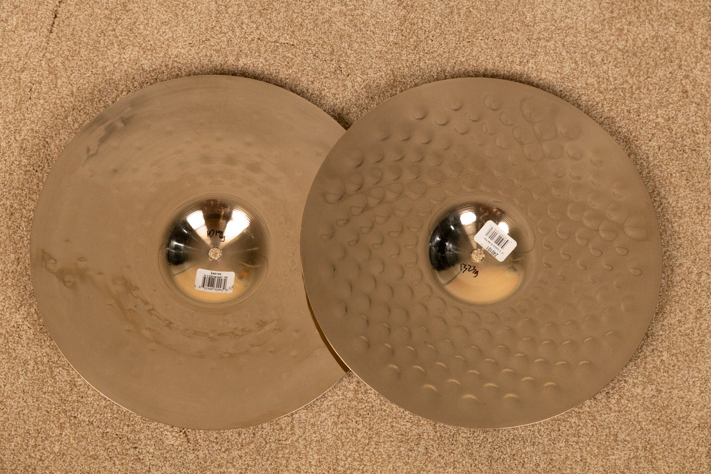 Zildjian Z Custom 14" Hi Hat Cymbals 1018g 1323g