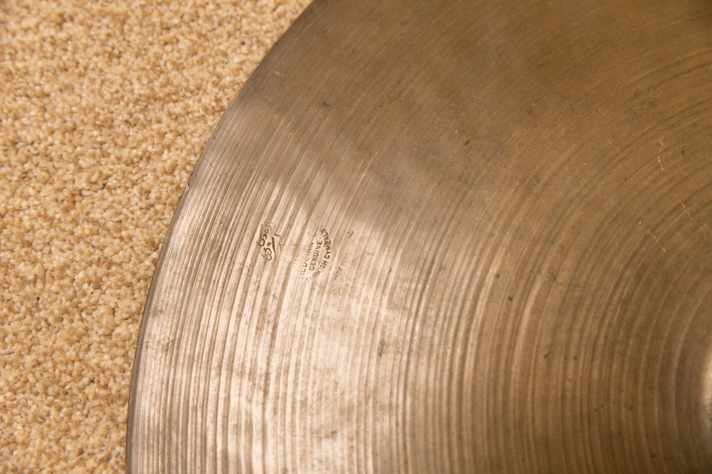 1930s 1940s Zildjian 17" Piatti Cymbal 1785