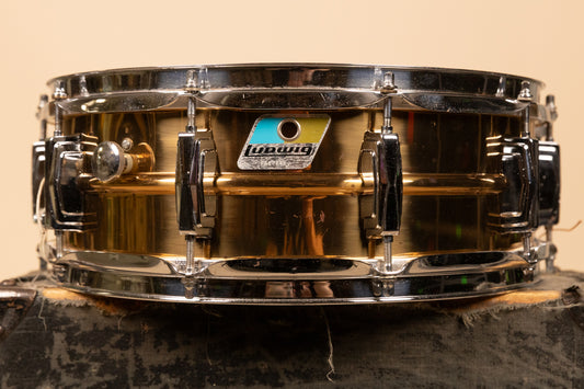 1980s Ludwig 5x14 Bronze Supraphonic Snare Drum