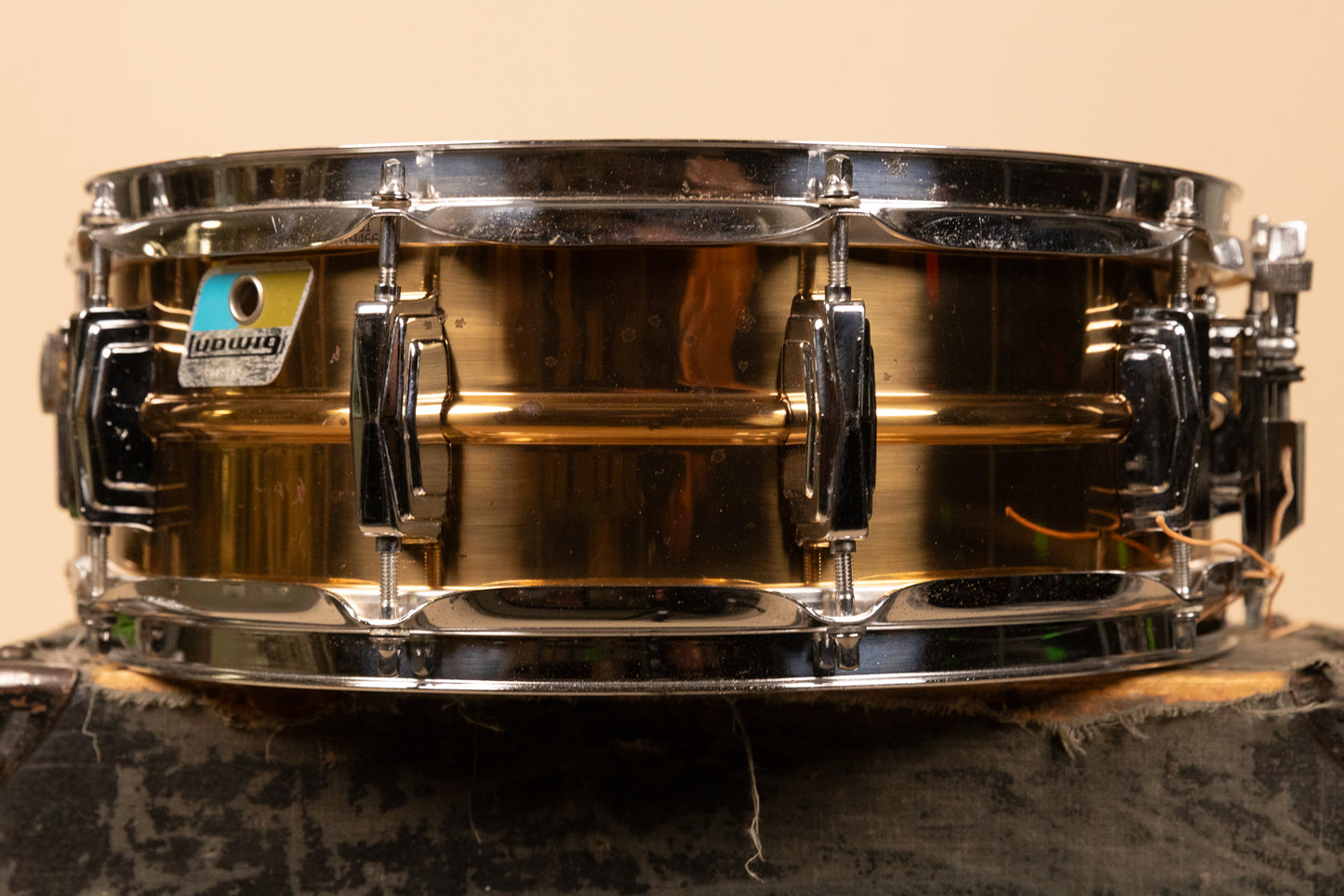 1980s Ludwig 5x14 Bronze Supraphonic Snare Drum